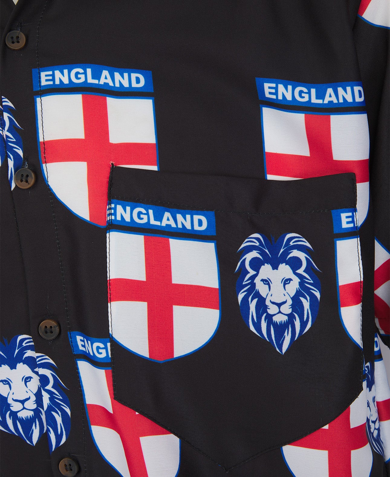 England Flag Hawaiian Shirt Lion Football St George Mens Euro World Cup Cricket St George S M L XL