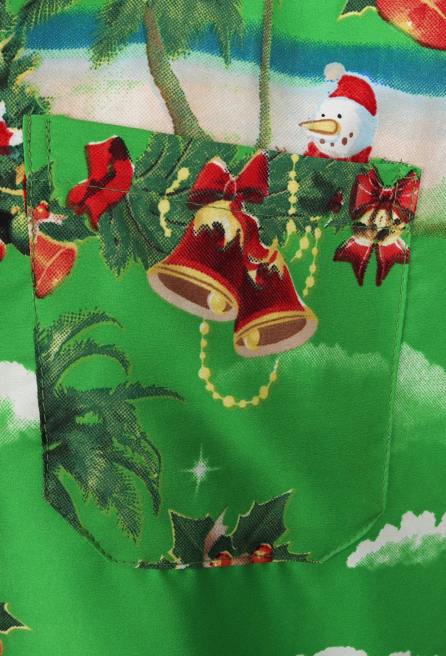 Christmas Hawaiian Shirt Mens Xmas Surfing Santa Surf Party Loud Tree Jingle Bells Hawaii S-4XL