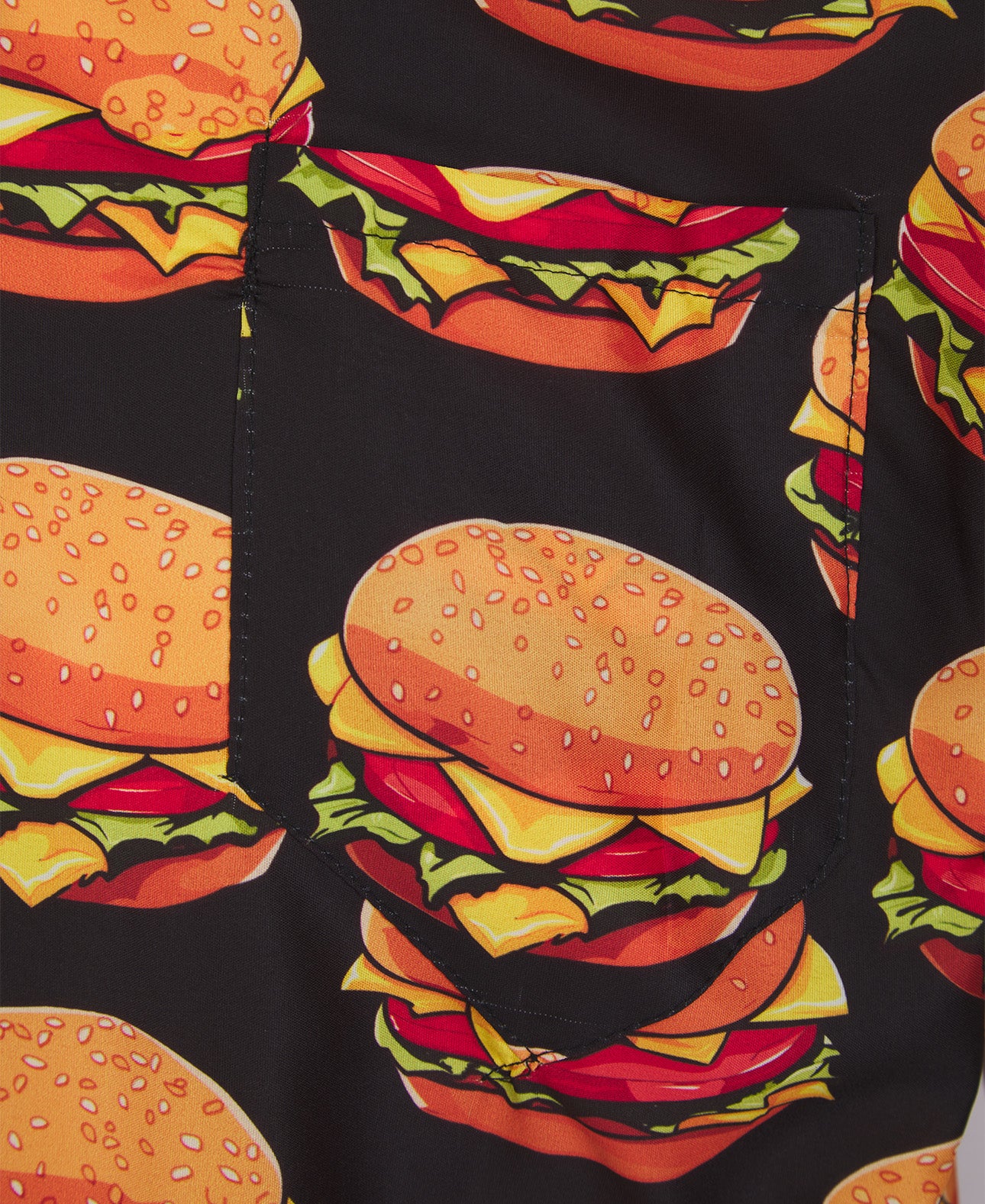 Hamburger Burger Hawaiian Shirt Meme Funny Cheeseburger Fast Food Restaurant Print Loud Holiday Stag Gift S-XL