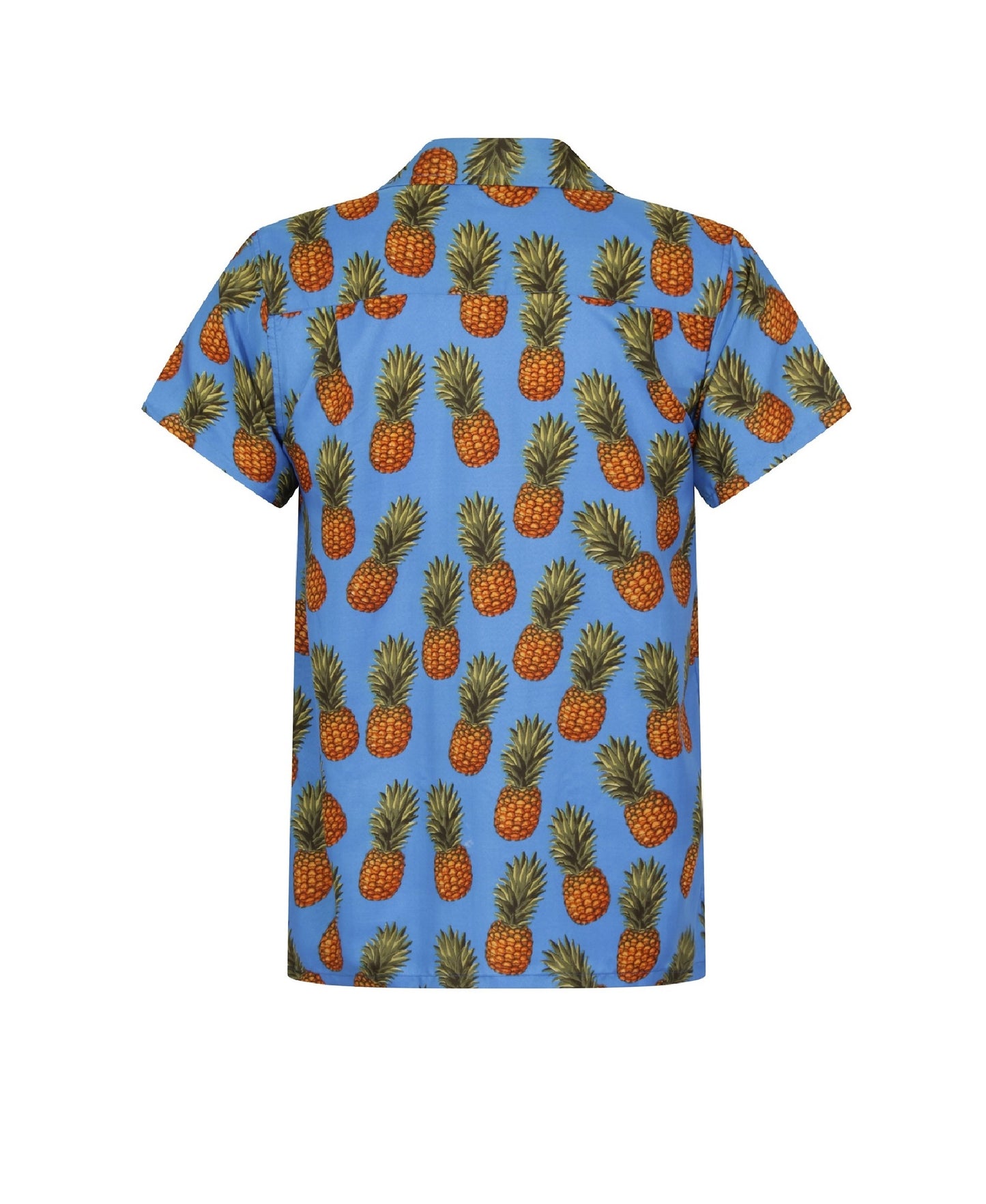 Pineapple Hawaiian Shirt Blue Stag Party Beach Holiday Loud Tropical S-XXL